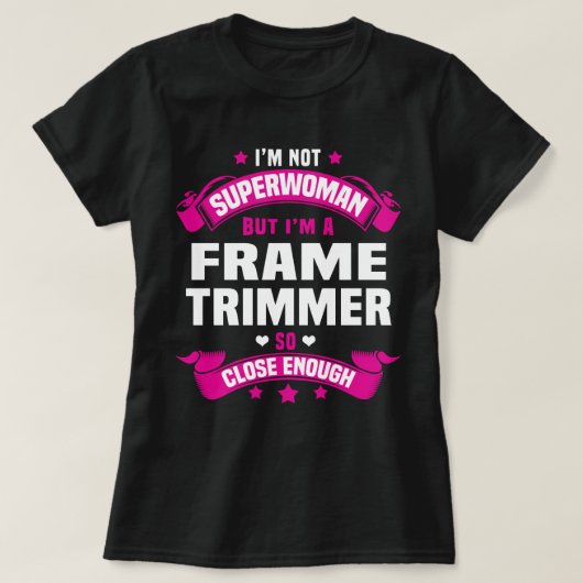 Lijsten trimmer t-shirt (Design voorkant)
