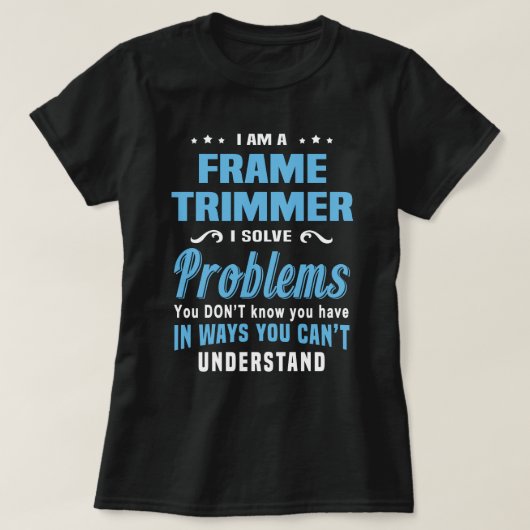 Lijsten trimmer t-shirt (Design voorkant)