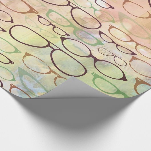 Lijsten van glas, verpakkingspapier cadeaupapier (Hoek)