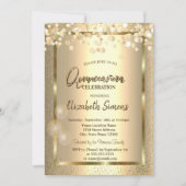 Lijsten van goudConfetti Stippen Kaart (Voorkant)