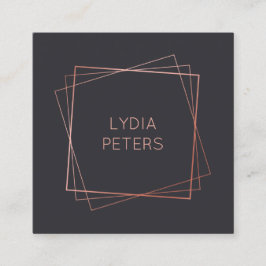 Lijsten van goudRoos Vierkante Visitekaartje