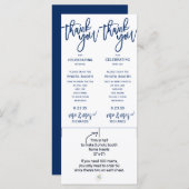 Lijsten voor bruiloft foto Booth - (marineblauw) (Voorkant / Achterkant)