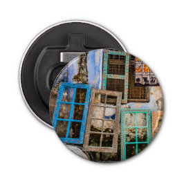 Lijsten voor kleurrijke vensters button flesopener