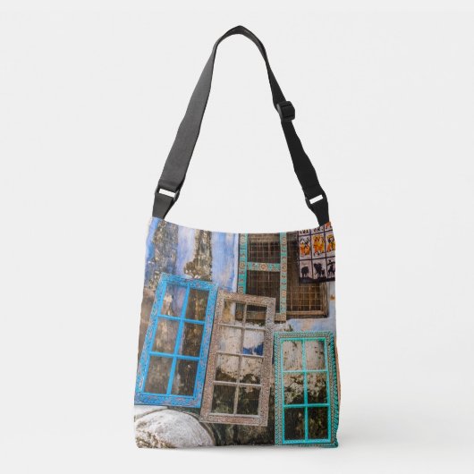 Lijsten voor kleurrijke vensters crossbody tas (Voorkant)