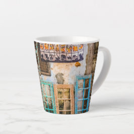 Lijsten voor kleurrijke vensters latte mok