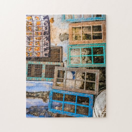 Lijsten voor kleurrijke vensters legpuzzel (Verticaal)