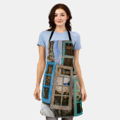 Lijsten voor kleurrijke vensters schort (Gedragen)