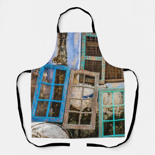 Lijsten voor kleurrijke vensters schort (Voorkant)