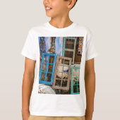 Lijsten voor kleurrijke vensters t-shirt (Voorkant)