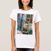 Lijsten voor kleurrijke vensters t-shirt (Voorkant)