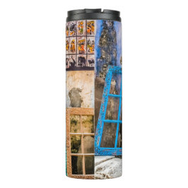 Lijsten voor kleurrijke vensters thermosbeker