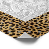 Lijsten voor uw foto-Poster Afbeelding luipaard Poster (Hoek)