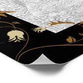 Lijsten voor uw Photo Poster Afbeelding Black Gold (Hoek)