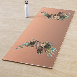 Lijstergarnaal - Abstract ontwerp - Uitgesneden ui Yogamat