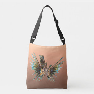 Lijstervindervis - Abstract ontwerp - Uitgesneden Crossbody Tas