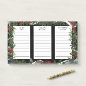 lijstje met belangrijke data voor kerstmis post-it® notes (Op bureau)