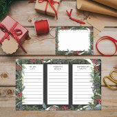 lijstje met belangrijke data voor kerstmis post-it® notes