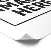 Lijstloze poster (Hoek)