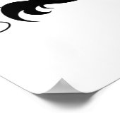 Lijstwerk frame met gepersonaliseerde naam poster (Hoek)