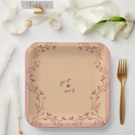 Lijstwerk  papieren bordje