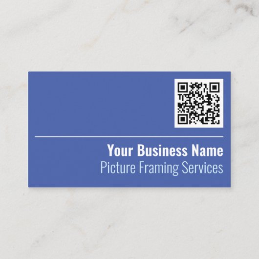Lijstwerkservice QR-code visitekaartje (Achterkant)