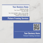 Lijstwerkservice QR-code visitekaartje (Voorkant / Achterkant)