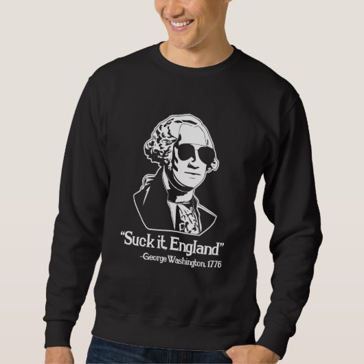 Lik het, Engeland -George Washington 1776 - Grappi Trui (Voorkant)