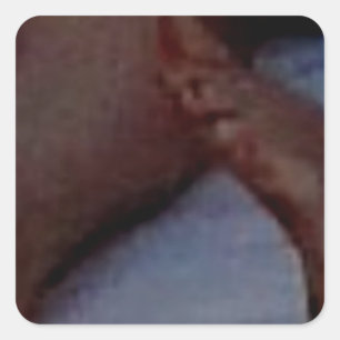 LIK HET VUIL VAN MIJN VOETEN VIERKANTE STICKER