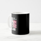 Lik Me Engeland Thomas Jefferson 4 juli Koffiemok (Voorkant links)