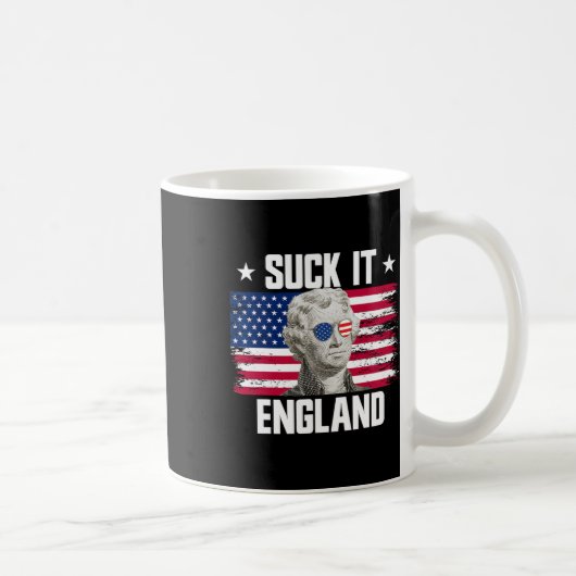 Lik Me Engeland Thomas Jefferson 4 juli Koffiemok (Rechts)