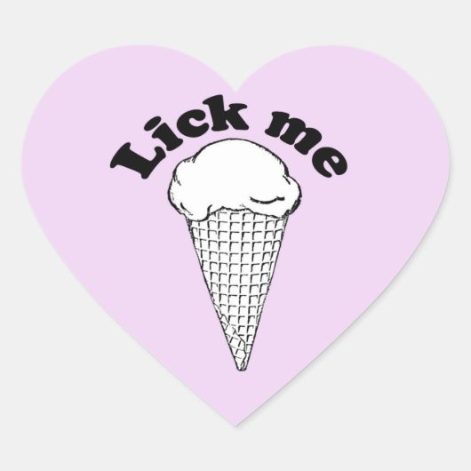 LIK ME HART STICKER (Voorkant)