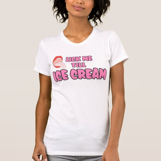 lik me tot ijs op shirt (Voorkant)