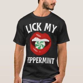 Lik mijn pepermunt Lelijke Kersttrui T-shirt