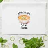 Lik uit de kom theedoek (Gevouwen)