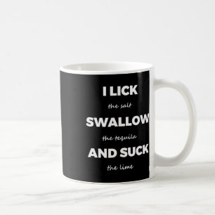 Lik Zout Slok Tequila Zout Limoen Grappig Vies Gra Koffiemok