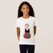 Lika Brunette Matryoshka Girls' T-Shirt (Voorkant volledig)