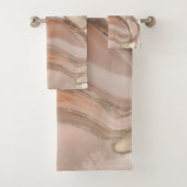 Likaartpijlstaart en abstract gebak bad handdoek (Insitu)