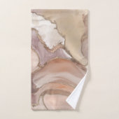 Likaartpijlstaart en abstract gebak bad handdoek (Handdoek)