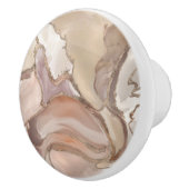 Likaartpijlstaart en abstract gebak keramische knop (Rechts)