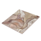 Likaartpijlstaart en abstract gebak tegeltje (Zijkant)