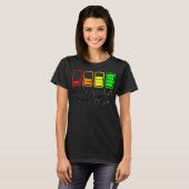 Like A Battery All Charges And Ready Go T-shirt (Voorkant volledig)