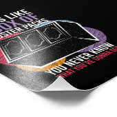 Like A Box Of Booster Packs Trading Card Foto Afdruk (Hoek)