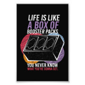 Like A Box Of Booster Packs Trading Card Foto Afdruk (Voorkant)