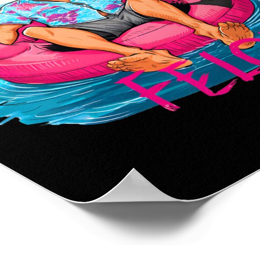 Like a Felon Trump voor President 2024 1 Poster (Hoek)