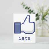 Like Cats Briefkaart (Staand voorkant)
