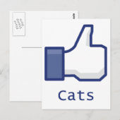 Like Cats Briefkaart (Voorkant / Achterkant)