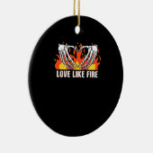Like Classic - Skelet Handen Hart Keramisch Ornament (Rechts)