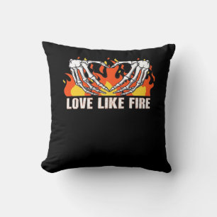Like Classic - Skelet Handen Hart Kussen