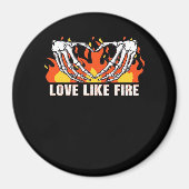 Like Classic - Skelet Handen Hart Magneet (Voorkant)