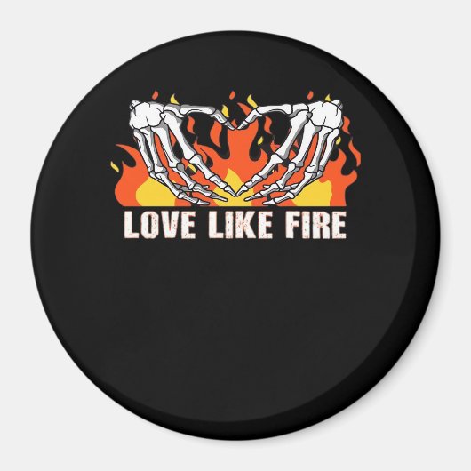 Like Classic - Skelet Handen Hart Magneet (Voorkant)